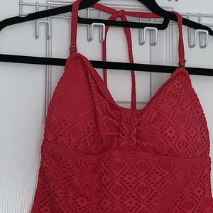 Crochet Style Swimsuit Top